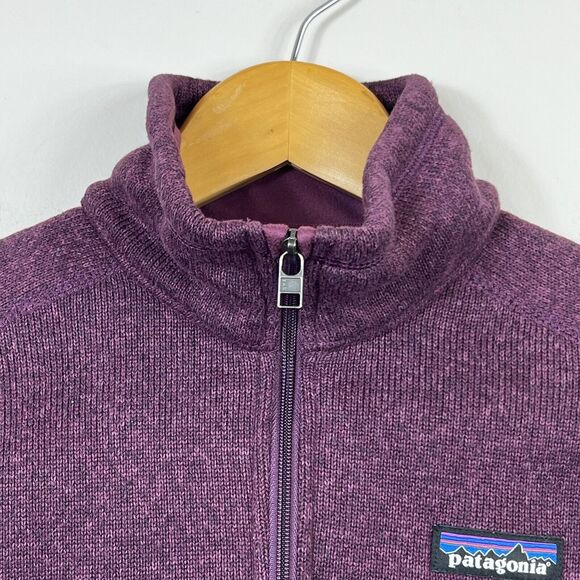 Patagonia Maroon Purple Better Sweater Quarter Zip Jacket Size XS - Picture 2 of 10